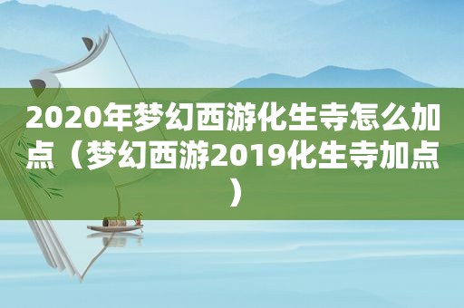 2020年梦幻西游化生寺怎么加点（梦幻西游2019化生寺加点）