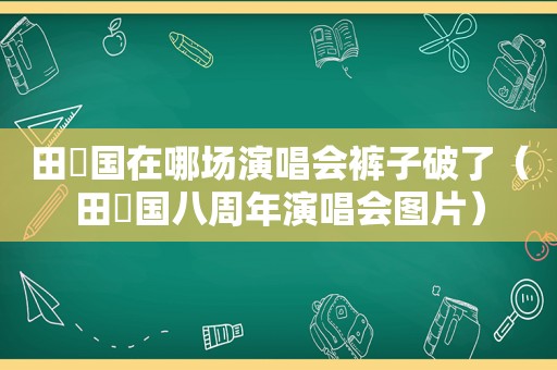 田柾国在哪场演唱会裤子破了（田柾国八周年演唱会图片）