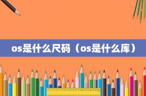 os是什么尺码（os是什么库）