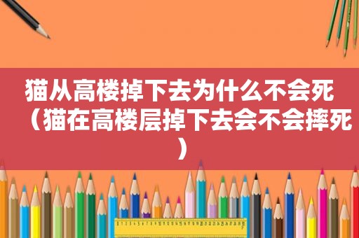 猫从高楼掉下去为什么不会死（猫在高楼层掉下去会不会摔死）