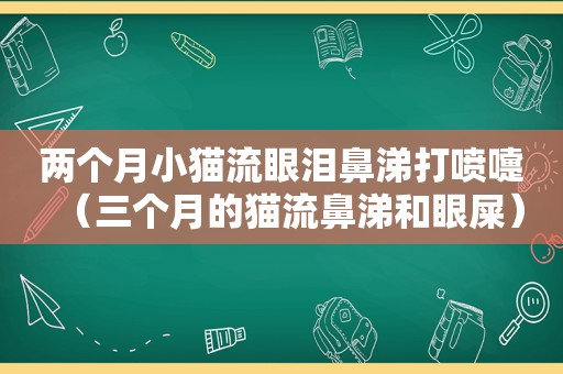 两个月小猫流眼泪鼻涕打喷嚏（三个月的猫流鼻涕和眼屎）