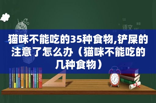 猫咪不能吃的35种食物,铲屎的注意了怎么办（猫咪不能吃的几种食物）