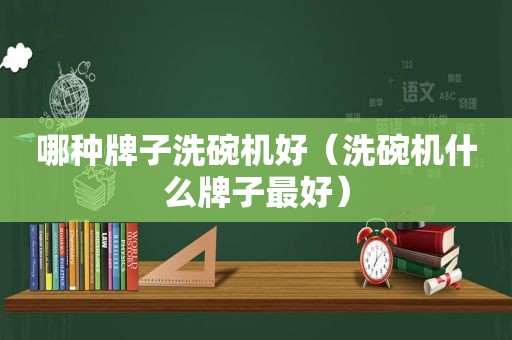 哪种牌子洗碗机好（洗碗机什么牌子最好）