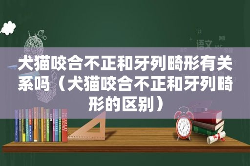 犬猫咬合不正和牙列畸形有关系吗（犬猫咬合不正和牙列畸形的区别）