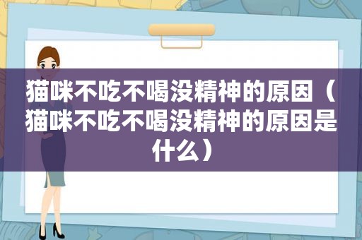 猫咪不吃不喝没精神的原因（猫咪不吃不喝没精神的原因是什么）