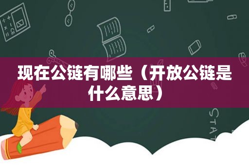 现在公链有哪些（开放公链是什么意思）