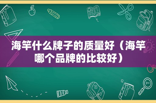 海竿什么牌子的质量好（海竿哪个品牌的比较好）