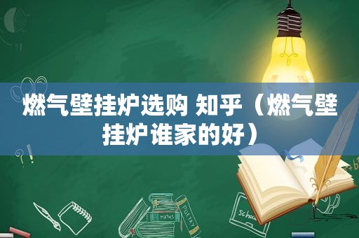 燃气壁挂炉选购 知乎（燃气壁挂炉谁家的好）