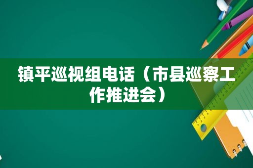 镇平巡视组电话（市县巡察工作推进会）