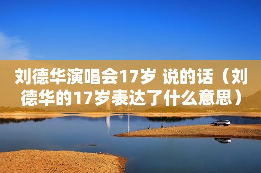 刘德华演唱会17岁 说的话（刘德华的17岁表达了什么意思）