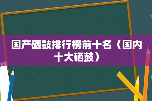 国产硒鼓排行榜前十名（国内十大硒鼓）