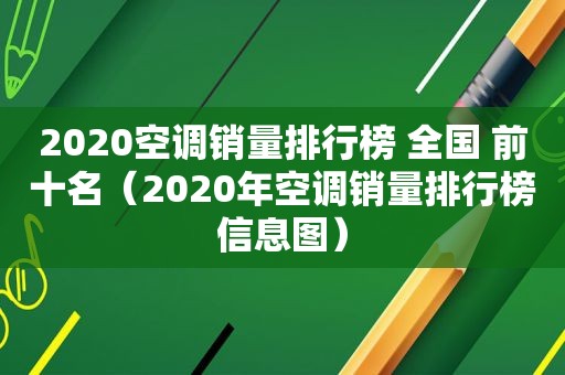 2020空调销量排行榜 全国 前十名（2020年空调销量排行榜信息图）