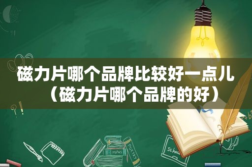 磁力片哪个品牌比较好一点儿（磁力片哪个品牌的好）