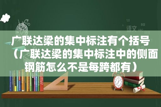 广联达梁的集中标注有个括号（广联达梁的集中标注中的侧面钢筋怎么不是每跨都有）