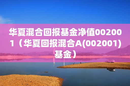 华夏混合回报基金净值002001（华夏回报混合A(002001)基金）