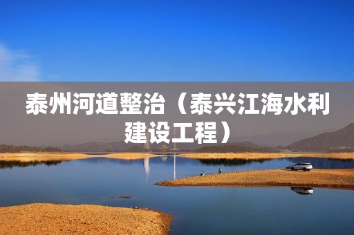 泰州河道整治（泰兴江海水利建设工程）