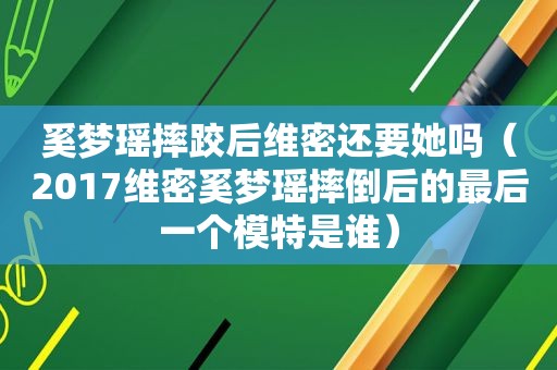 奚梦瑶摔跤后维密还要她吗（2017维密奚梦瑶摔倒后的最后一个模特是谁）