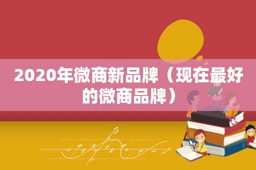 2020年微商新品牌（现在最好的微商品牌）