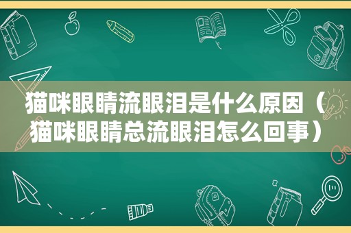 猫咪眼睛流眼泪是什么原因（猫咪眼睛总流眼泪怎么回事）