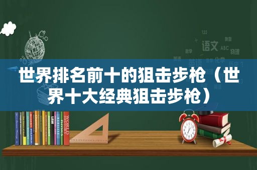 世界排名前十的狙击步枪（世界十大经典狙击步枪）