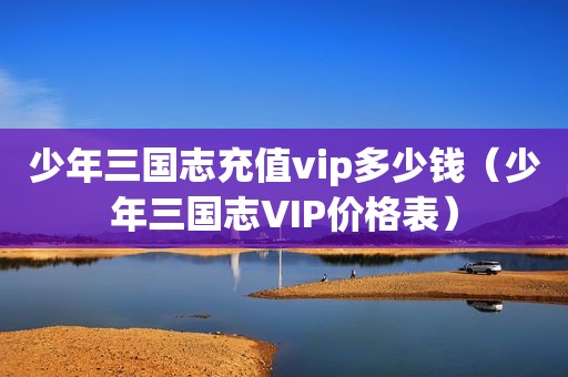 少年三国志充值vip多少钱（少年三国志VIP价格表）