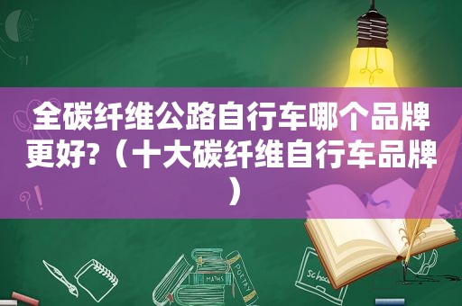 全碳纤维公路自行车哪个品牌更好?（十大碳纤维自行车品牌）