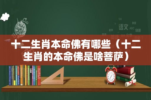 十二生肖本命佛有哪些（十二生肖的本命佛是啥菩萨）