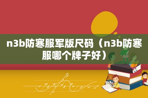 n3b防寒服军版尺码（n3b防寒服哪个牌子好）