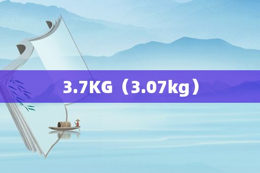 3.7KG（3.07kg）