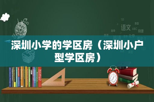 深圳小学的学区房（深圳小户型学区房）