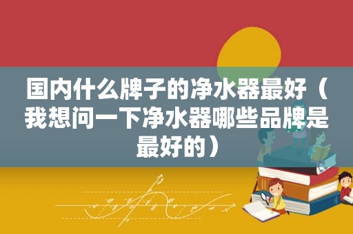 国内什么牌子的净水器最好（我想问一下净水器哪些品牌是最好的）