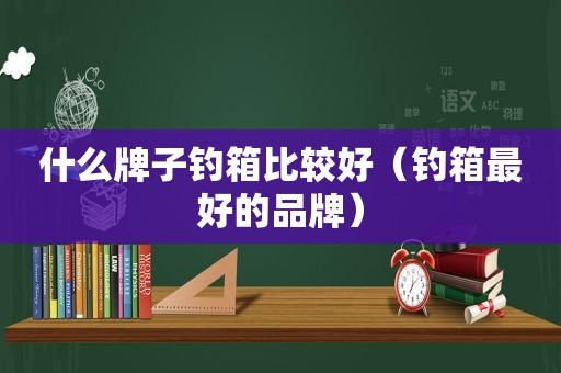 什么牌子钓箱比较好（钓箱最好的品牌）