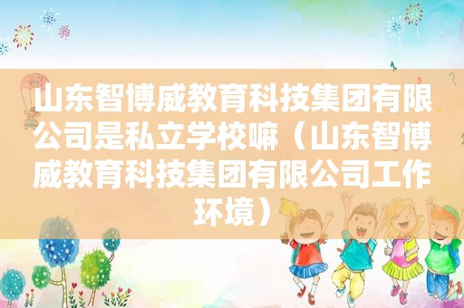 山东智博威教育科技集团有限公司是私立学校嘛（山东智博威教育科技集团有限公司工作环境）