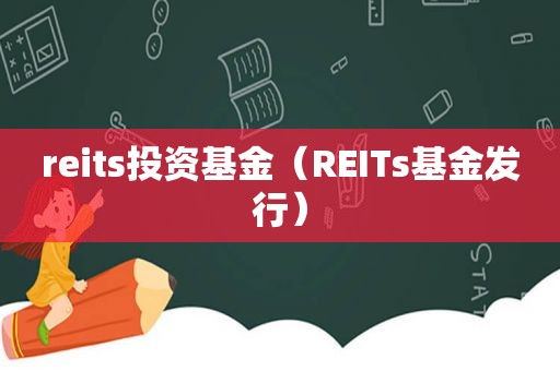 reits投资基金（REITs基金发行）