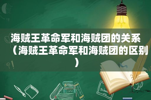 海贼王革命军和海贼团的关系（海贼王革命军和海贼团的区别）