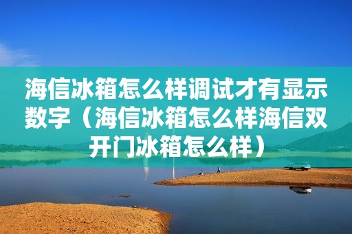 海信冰箱怎么样调试才有显示数字（海信冰箱怎么样海信双开门冰箱怎么样）