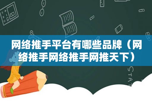 网络推手平台有哪些品牌（网络推手网络推手网推天下）