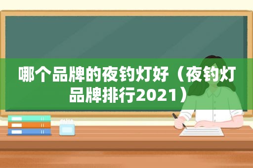 哪个品牌的夜钓灯好（夜钓灯品牌排行2021）