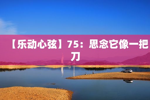 【乐动心弦】75：思念它像一把刀