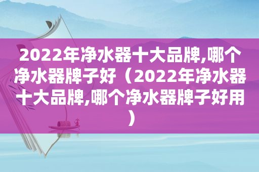 2022年净水器十大品牌,哪个净水器牌子好（2022年净水器十大品牌,哪个净水器牌子好用）