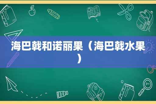 海巴戟和诺丽果（海巴戟水果）