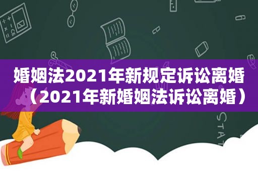 婚姻法2021年新规定诉讼离婚（2021年新婚姻法诉讼离婚）