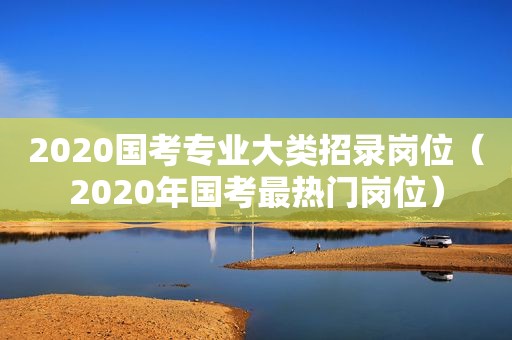 2020国考专业大类招录岗位（2020年国考最热门岗位）