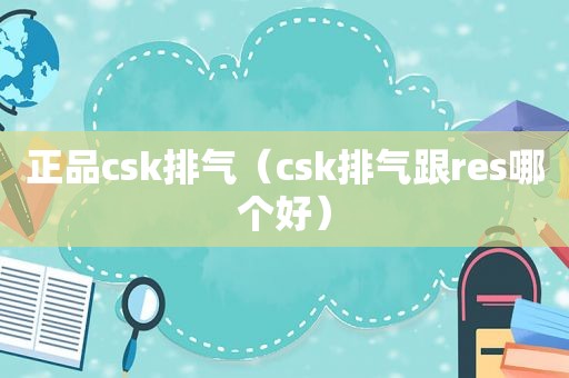 正品csk排气（csk排气跟res哪个好）