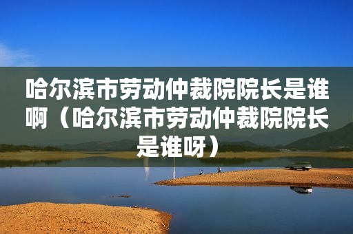 哈尔滨市劳动仲裁院院长是谁啊（哈尔滨市劳动仲裁院院长是谁呀）