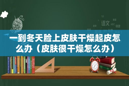 一到冬天脸上皮肤干燥起皮怎么办（皮肤很干燥怎么办）