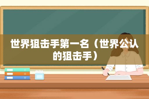 世界狙击手第一名（世界公认的狙击手）