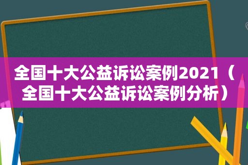 全国十大公益诉讼案例2021（全国十大公益诉讼案例分析）