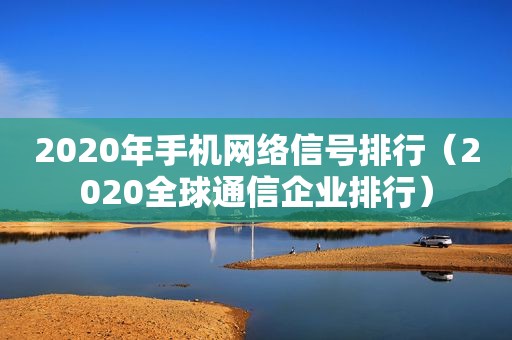 2020年手机网络信号排行（2020全球通信企业排行）