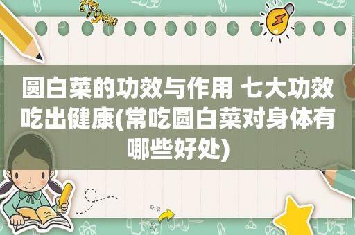 圆白菜的功效与作用 七大功效吃出健康(常吃圆白菜对身体有哪些好处)